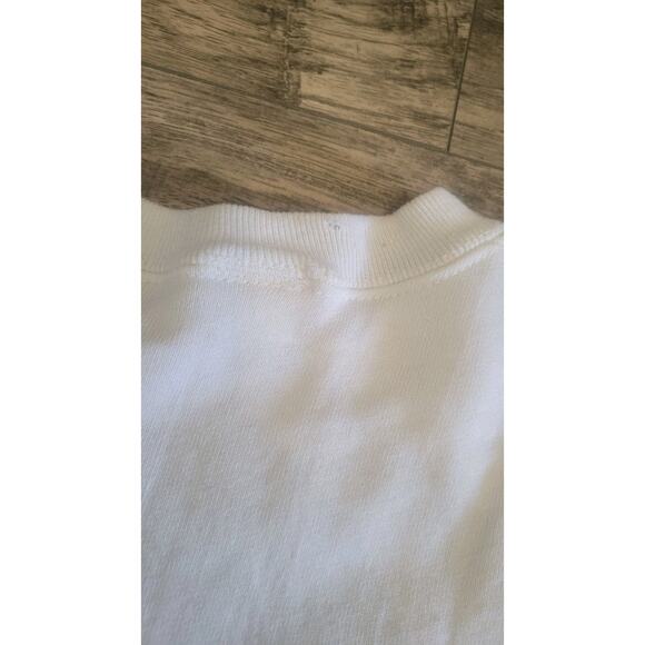 Vintage Champion Reverse Weave Crewneck Sweatshirt White Large Made in USA... - Picture 12 of 13